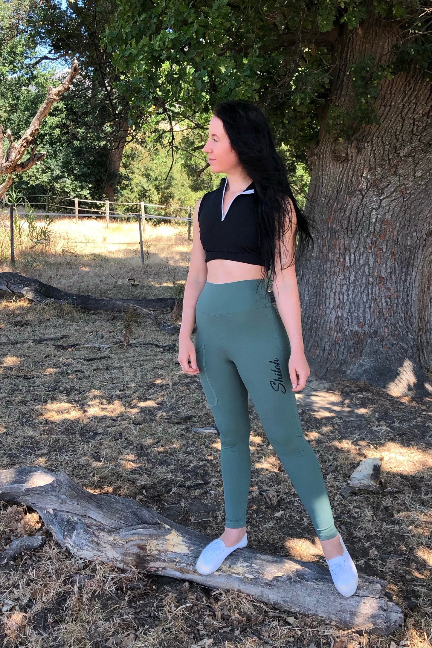 Shiloh 24/7 Leggings - Olive Green