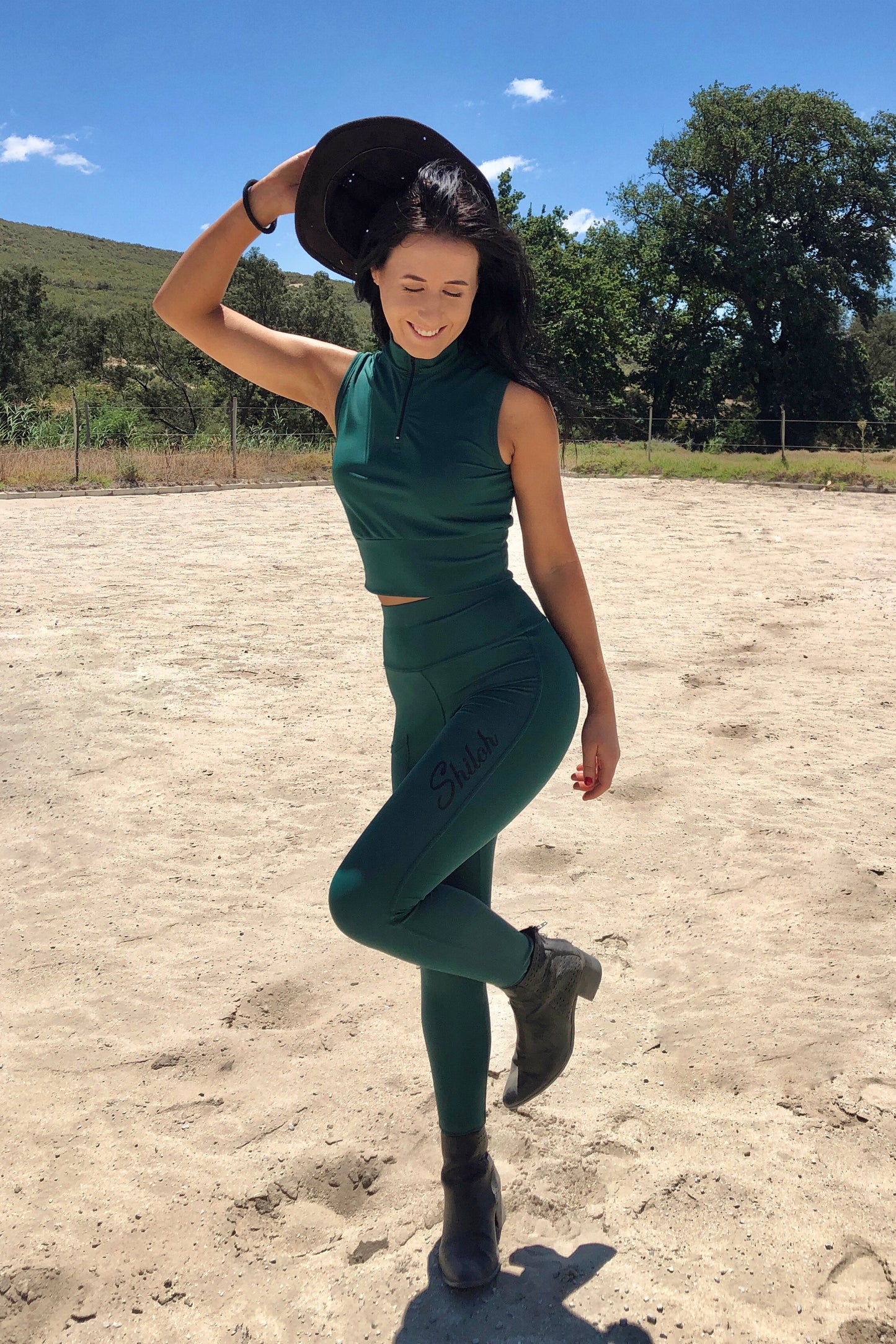 24/7 Leggings - Hunters Green